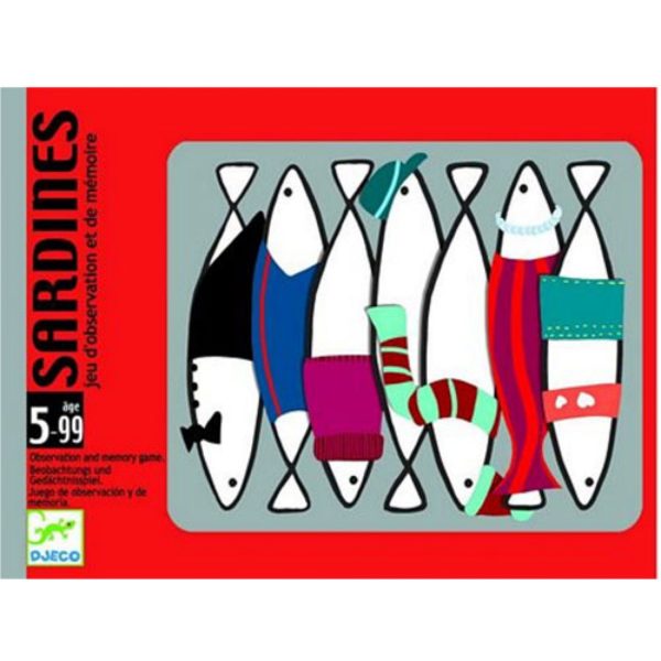 Kaartspel Sardines DJ05161 Djeco Kinderspel