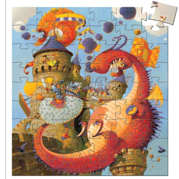 Djeco Puzzel Ridders en Draken