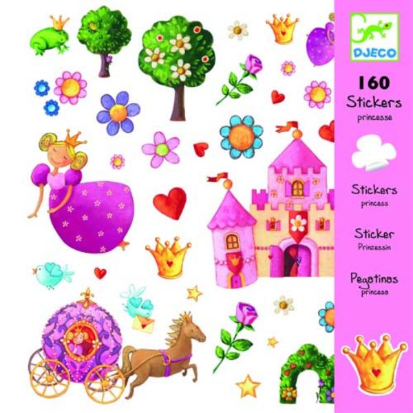 Djeco Stickers Prinses