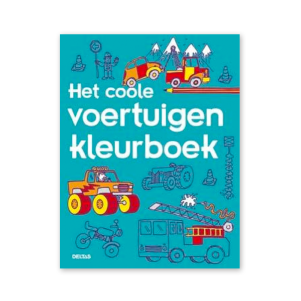 Coole voertuigen kleurboek