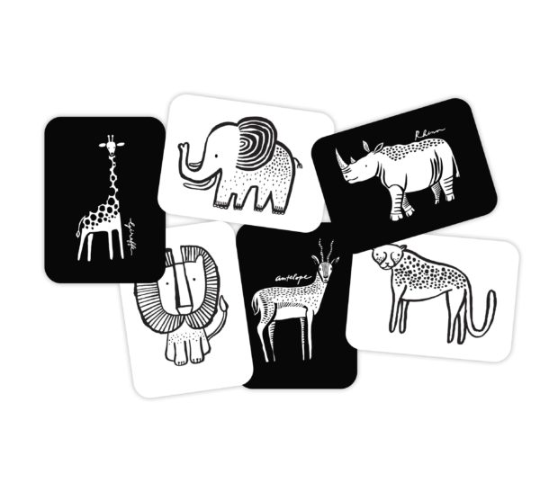 Wee Gallery Art Cards Safari Collection - Afbeelding 3