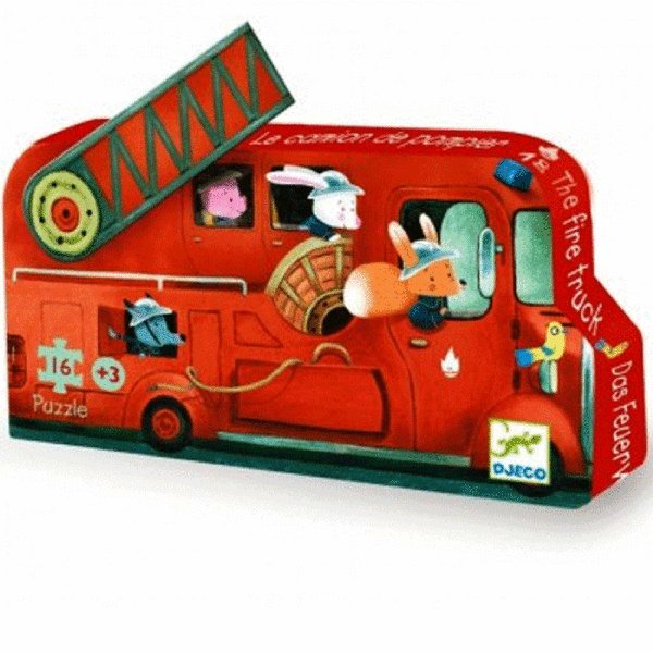 Puzzel Brandweerauto