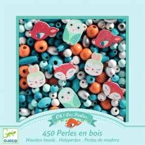 Djeco Houten Rijgkralen Dieren voorkant