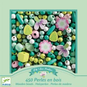 Djeco Houten Rijgkralen Bloem voorkant