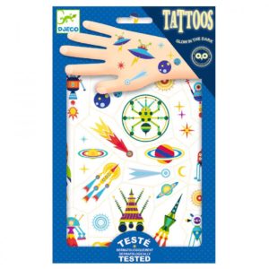 Tattoo Space oddity Glow in the Dark