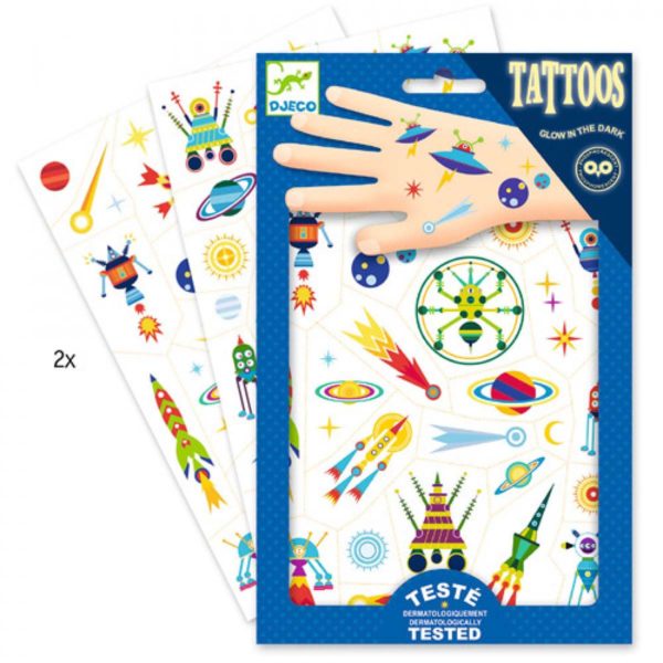 Tattoo Space oddity Glow in the Dark - Afbeelding 2