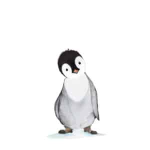 Postkaart Eddie de Pinguïn