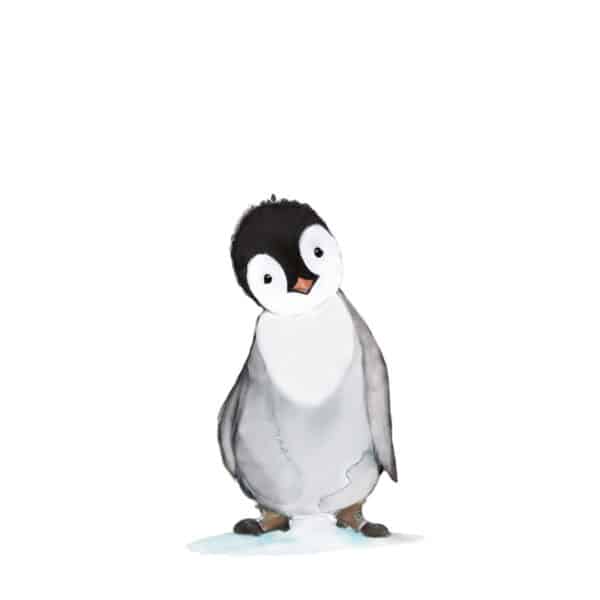 Postkaart Eddie de Pinguïn