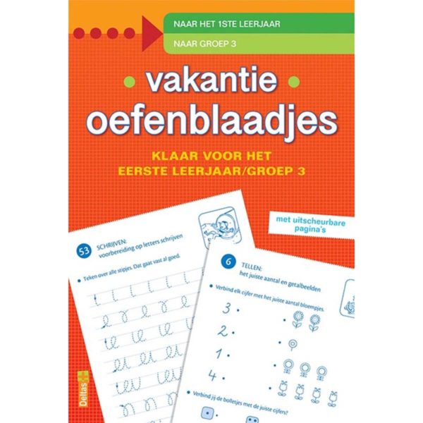Vakantie Oefenblaadjes - Naar groep 3