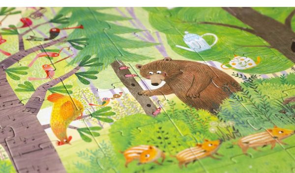 Londji Dag en Nacht puzzel met 50 stukjes voor kinderen flow in the dark