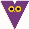 Wijs west Djeco V - Letter Hout Dier Djeco 3070900049819 Djeco Letter Home & Living Wand & Hangdecoratie Letters