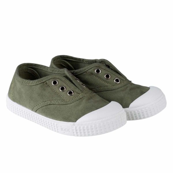 Wijs west Igor Igor Canvas Schoen Berri Kaki  ss20 Igor Kleding & Accessoires Schoenen  Kaki