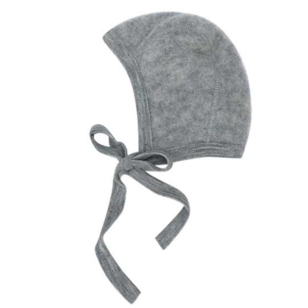 Engel Baby Bonnet Grey Melange