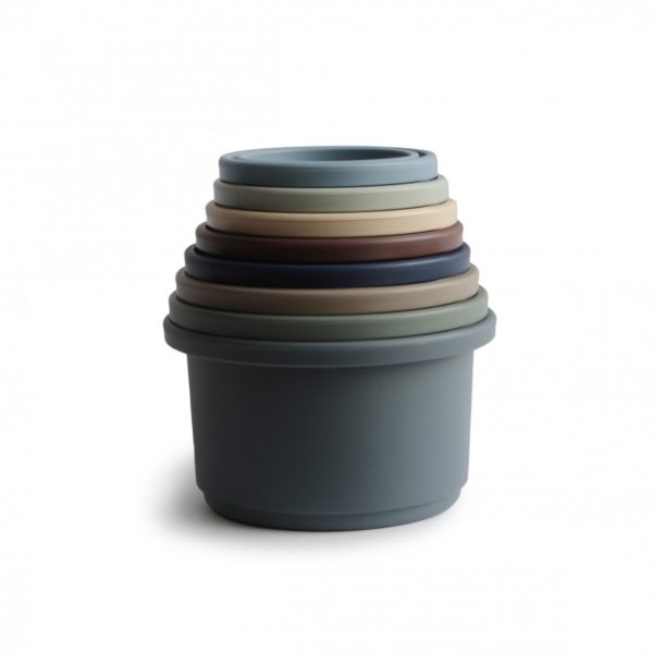 Mushie Stacking Cups Forrest - Afbeelding 2