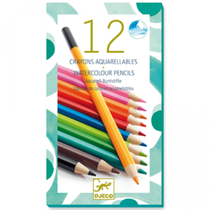 Wijs west Djeco Djeco 12 Aquarel Potloden Klassiek  3070900088245  Speelgoed & Spellen Knutselen