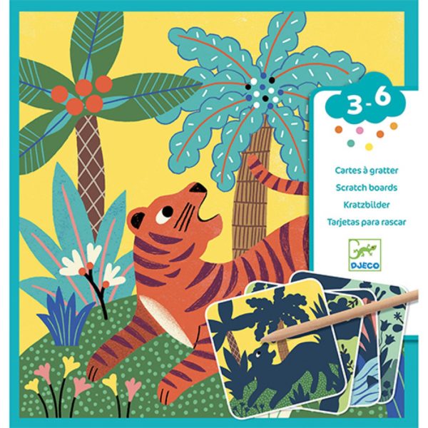 djeco kraskaarten Dieren