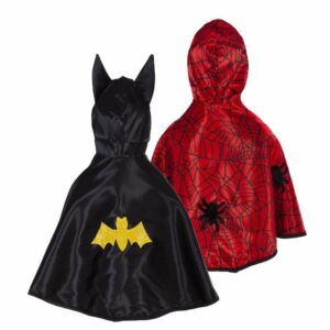 Great Pretenders Batman & Spiderman Cape 1-2 Jaar