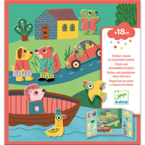 Wijs west Djeco Stickers des petits Les animaux 3070900090712 Juli21 Djeco Speelgoed & Spellen Knutselen