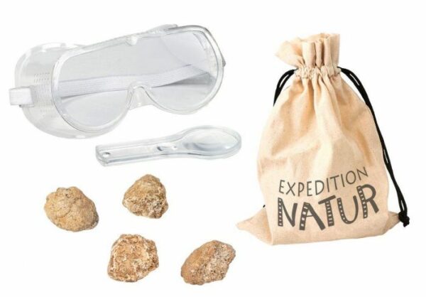Expeditie natuur uithakset kristallen