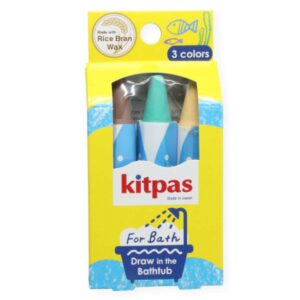 Kitpas badkrijt Set: Bruin, Mint, Geel