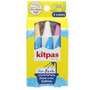 Kitpas badkrijt Set: Geel, Wit, Roze