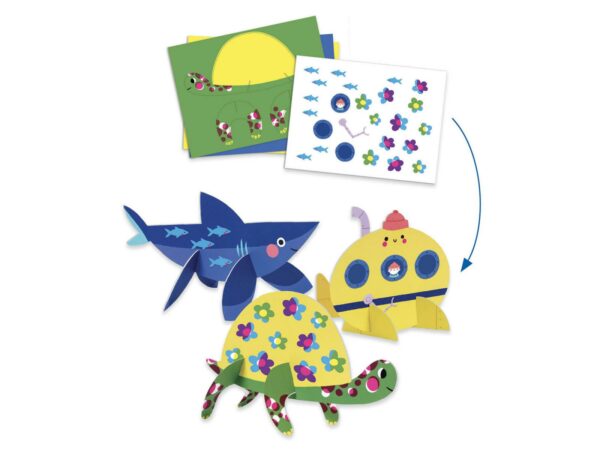 Wijs west Djeco Djeco Knutselset 6 Activiteiten Zeeleven DJ09294 3070900092945 14,97 Speelgoed & Spellen Knutselen