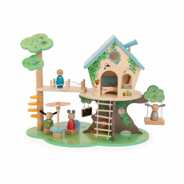 Wijs west Moulin Roty Moulin Roty Boomhut La Grande Famille 3575676324370  Speelgoed & Spellen Spelen