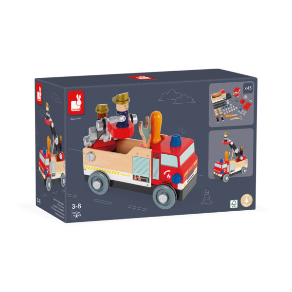 Janod Brico'kids - Brandweerauto - Afbeelding 10