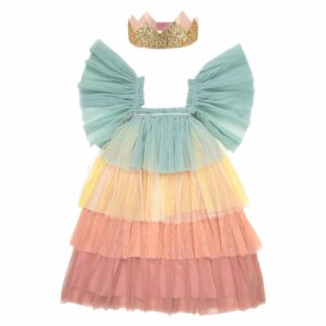 Meri Meri Rainbow Ruffle Princess Dress