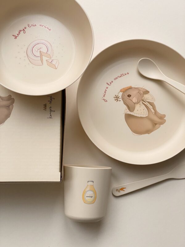 Konges Sløjd PLA Dinner Set Bunny