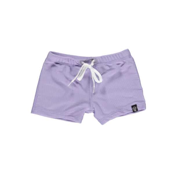 Wijs west Beach & Bandits Beach & Bandits Lavender Ribbed  swimshort Lavender  Beach SS22 Kleding & Accessoires Zwemkleding