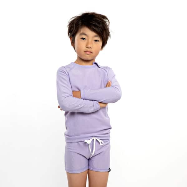 Beach & Bandits Lavender Ribbed Swimshort - Afbeelding 2