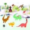 Raamstickers Dino's Makii