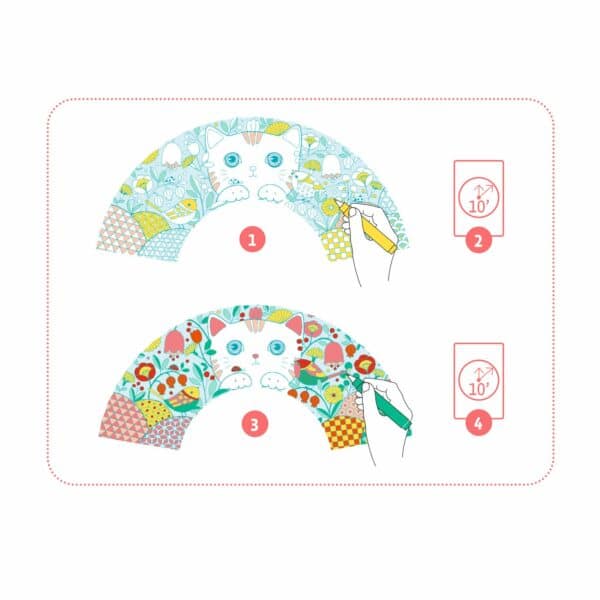Djeco DIY Waaier Maken Koneko
