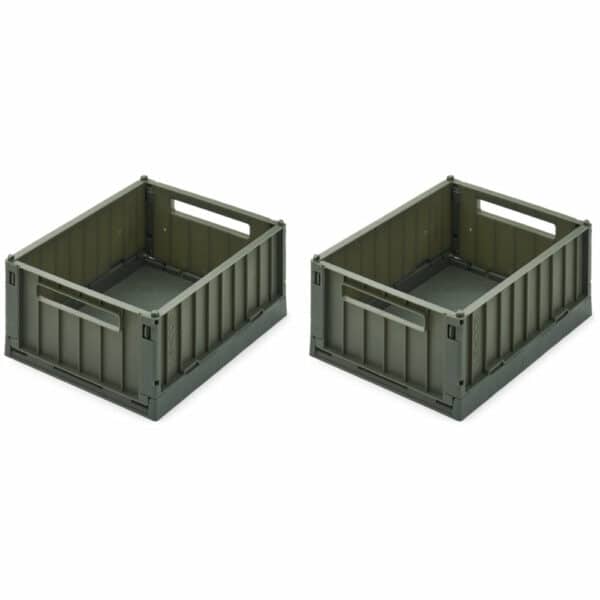 Liewood Weston Storage Box S - Hunter Green