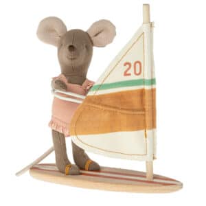 MAILEG Beach mice, Surfer little sister