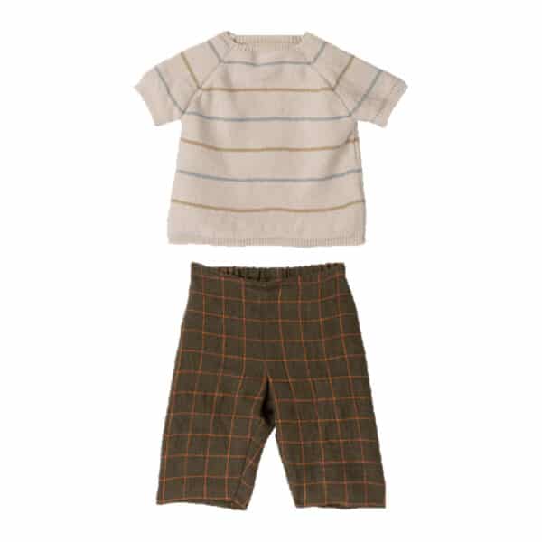 Maileg Rabbit Broek en gebreid overhemd, maat 5