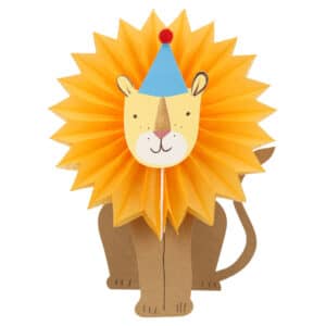 Wijs west Meri Meri Meri Meri Honeycomb Lion Kaart  MeriAug22 Home & Living Kaarten