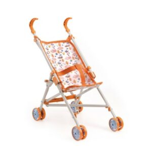 Djeco Poppenwagen - Stroller Forest - 54 Cm