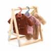 Djeco Poppenkledingrek met 3 Hangers