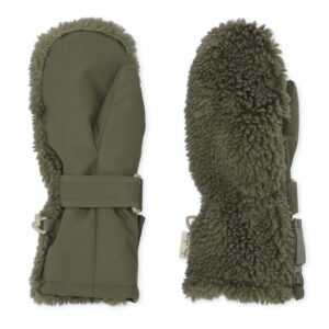 Wijs west Konges Sløjd Konges Sløjd Teddy Mittens Kalamata  AW22-Konges Kleding & Accessoires Accessoires Mutsen & Sjaals