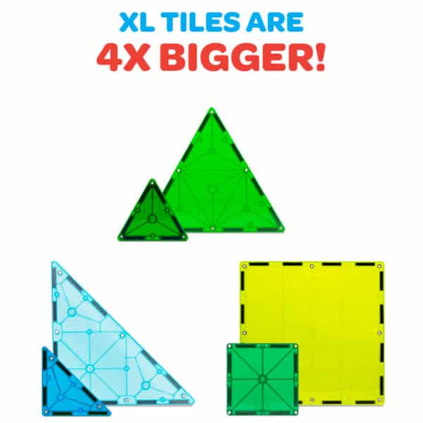 Magna-Tiles Magnetische Tegels Dino World XL (50 stuks) - Afbeelding 4