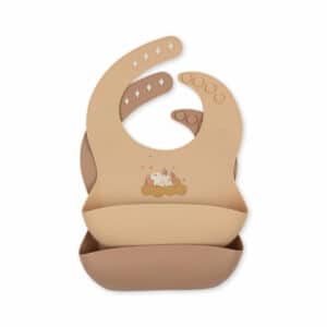 Konges Sløjd 2 Pack Silicone Bibs Eenhoorn