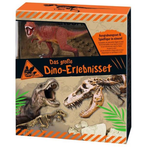 Dino uithakset met figuur T-Rex