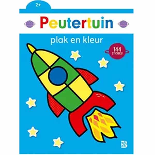 Plak en Kleur peutertuin Ruimte