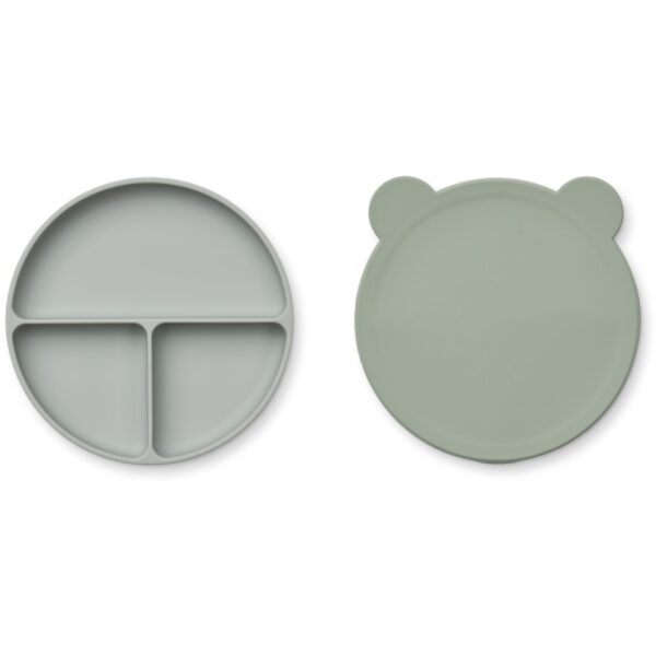 Liewood Mr. bear faune green- dove blue mix