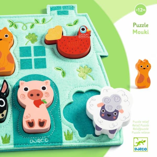 Djeco Relief Puzzle - Mouki - Fsc 100%