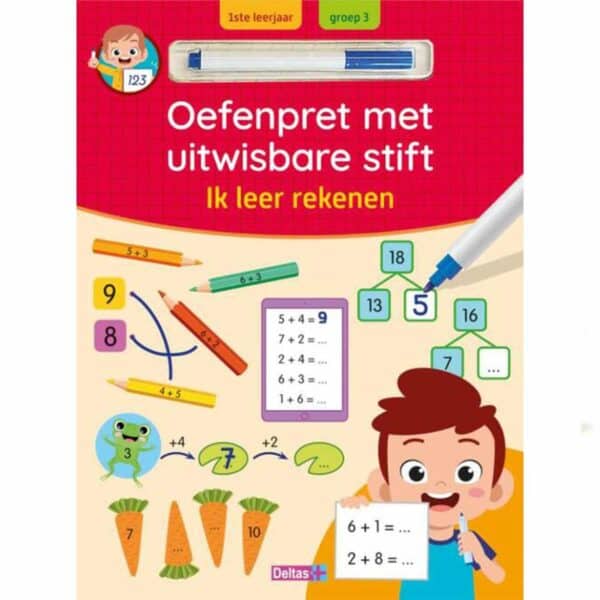 Oefenpret met uitwisbare stift - Ik leer rekenen
