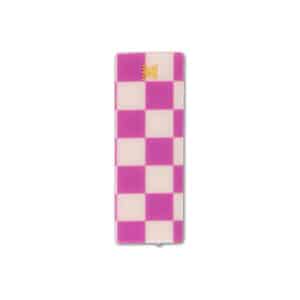 Wijs west Repose Repose Squared Clip - Purple Bb Check 8720812373063 SS23 Repose Kleding & Accessoires Accessoires