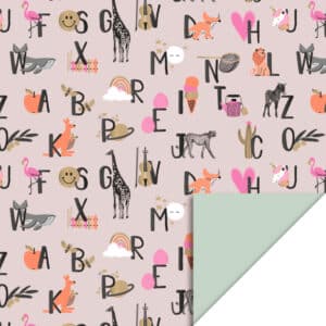 Rol Inpakpapier ABC Sand - Pistache